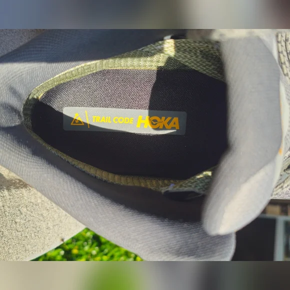 Hoka Men's Shoes - Gray and Orange 12D - Picture 5 of 9